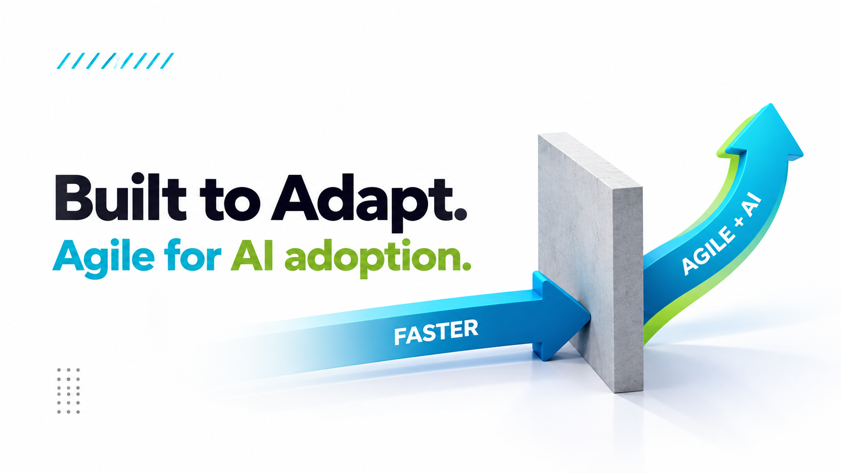 Why adaptable teams get more from AI than fast ones
