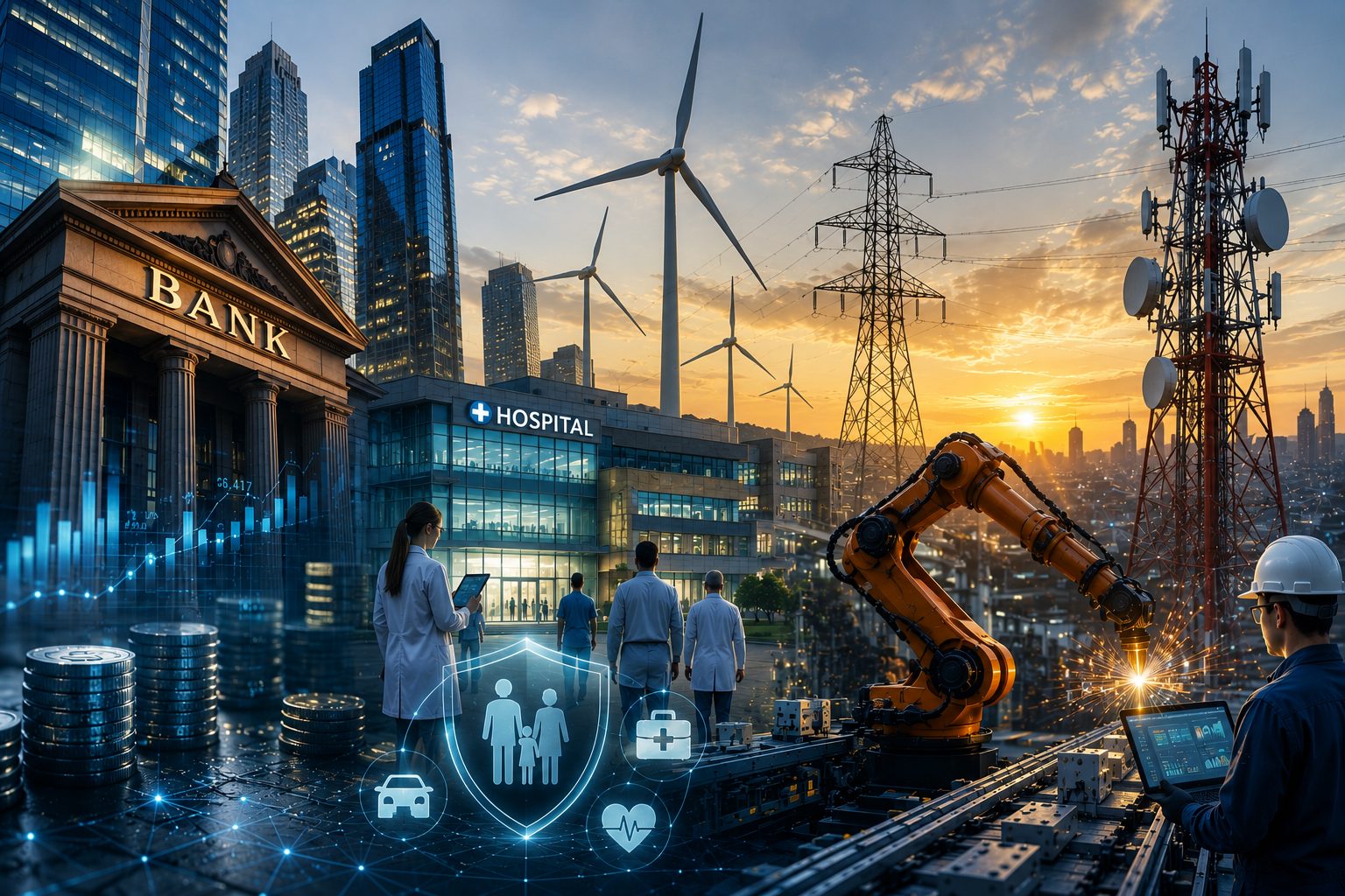 Banking, healthcare, energy, telecom and manufacturing enterprises Ekipa serves