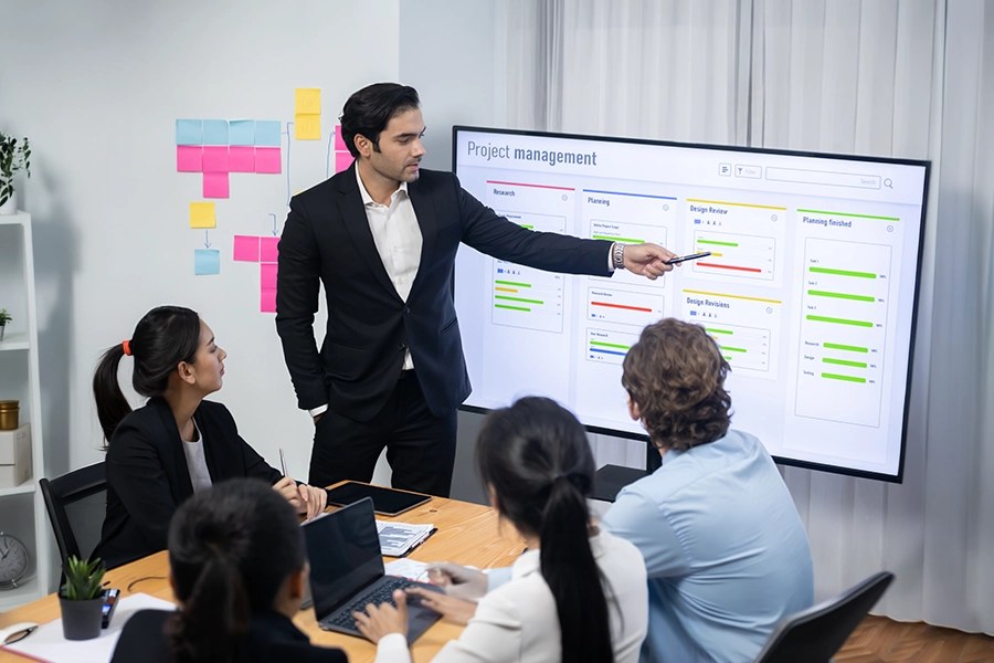 A client team running the new way of working on its own